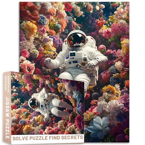 Weltraum-Astronauten-Schwimmblumen, 1000 Stück, 68,8 x 50,8 cm, kosmische Szene, Kunst, anspruchsvolle Familienaktivitäten, Spiele, bunt, Bastelpuzzle für Heimdekoration, Geschenke Weltraum-Astronauten-Schwimmblumen, 1000 Stück, 68,8 x 50,8 cm, kosmische Szene, Kunst, anspruchsvolle Familienaktivitäten, Spiele, bunt, Bastelpuzzle für Heimdekoration, Geschenke von Generic