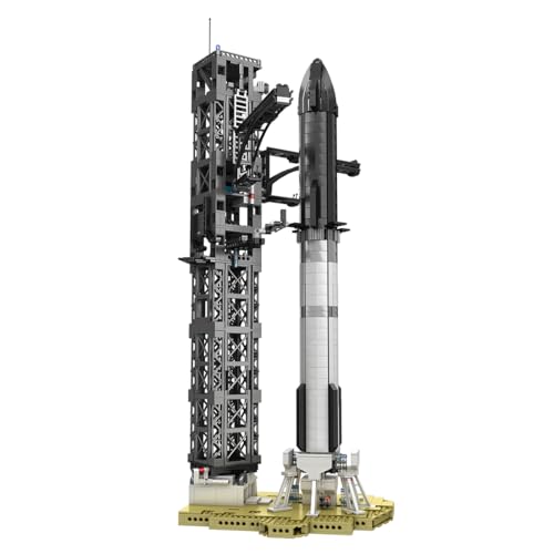 Weltraumstartsystem, Starship Raketen-Baustein-Set, Heim- und Bürodekoration, Weltraumgeschenk für Erwachsene, DIY-Modellbausatz, enthält Raketen und Raumfahrzeuge-1763 Teile Weltraumstartsystem, Starship Raketen-Baustein-Set, Heim- und Bürodekoration, Weltraumgeschenk für Erwachsene, DIY-Modellbausatz, enthält Raketen und Raumfahrzeuge-1763 Teile von Generic