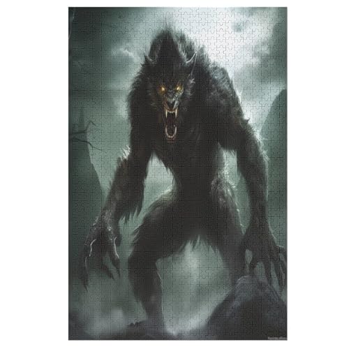 Werewolf - 1000 Teile Puzzle – - Hochauflösendes - Gelegenheitsspiel – 1000 Teile Holzpuzzle 1000 PCS Werewolf - 1000 Teile Puzzle – - Hochauflösendes - Gelegenheitsspiel – 1000 Teile Holzpuzzle 1000 PCS von Generic
