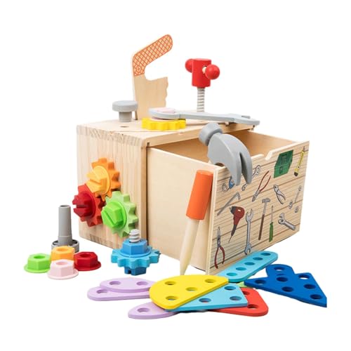Werkzeugset Für Kleinkinder – Kunststoff- -Werkzeugkasten | Werkzeugkasten-Spielzeugset | Spielwerkzeug-Set -Rollenwerkzeug-Set | Lernrollenspiel-Lernspielzeug STEM-Konstruktionsspielzeug Für K Werkzeugset Für Kleinkinder – Kunststoff- -Werkzeugkasten | Werkzeugkasten-Spielzeugset | Spielwerkzeug-Set -Rollenwerkzeug-Set | Lernrollenspiel-Lernspielzeug STEM-Konstruktionsspielzeug Für K von Generic