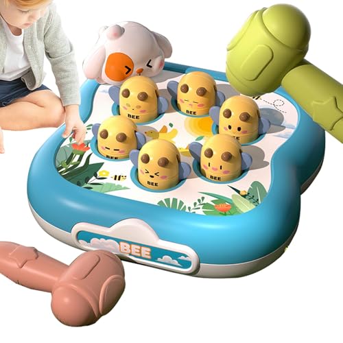 Whack Game Mole, Schlaghammer-Set, Spielzeug für Kleinkinder zum Schlagen, Spielzeug zum Hämmern und Schlagen, Lernspielzeug für Zuhause, Schule und Kindergarten Whack Game Mole, Schlaghammer-Set, Spielzeug für Kleinkinder zum Schlagen, Spielzeug zum Hämmern und Schlagen, Lernspielzeug für Zuhause, Schule und Kindergarten von Generic