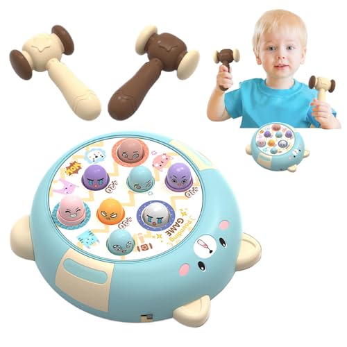 Whack Mole Hitting Toy für Kinder, lustiges interaktives Spiel – Lernspielzeug für Kinder im Alter von 2–4 Jahren | Lernspielzeug zur Entwicklung von Reflexen, Koordination und Fähigkeiten von Generic