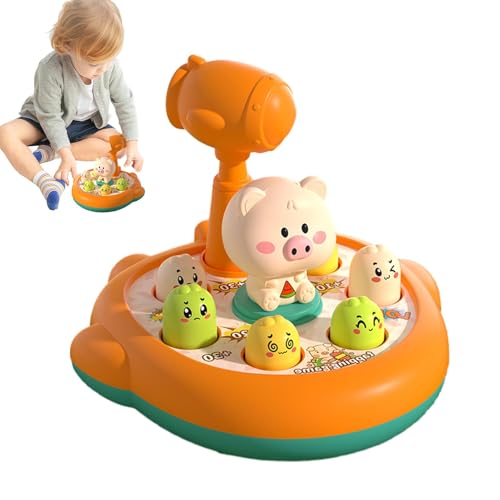 Whack Spielzeug, Hämmern Pochen Spielzeug - Tier Interactive Educational Toys | Frühe Entwicklung Lernspielzeug, Spielzeug für Feinmotorik für Hand-Auge-Koordination von Generic