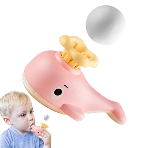 Whale Schlag Ball Spiel - Kinder von Übungsspielzeug, orale Muskeltrainer-Aktivität | Lungenkapazität Stärkung der Entwicklungstherapie Werkzeug, Spaß Schwimmende Ball Blowing Maschine für von Generic