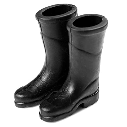 Wichtel Zubehör, Dolls House Accessoires, Puppen Regenstiefel Modell Spielzeug Mini Simulation 1:12 Puppenhaus Mikroschuhe von Generic