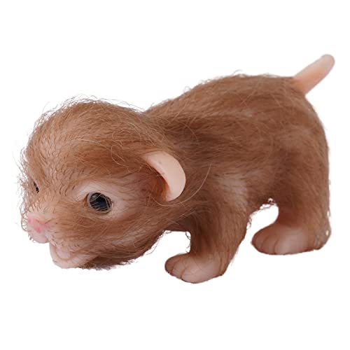Wiedergeborene Puppe | Silicon Chat Puppe Süßer Körper Weich Zu Berühren, Wiedergeborene Baby Kinder Kinder Spielzeug, Wiedergeborene Puppen Verwurzelte Haare Tier Chat Chat Geschenke Geschenke Gesche von Generic
