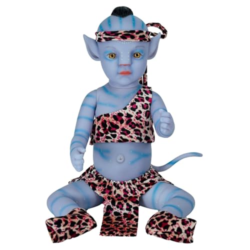 Wiedergeborene Puppen - Realistische Kinderpuppe Leuchtend Simuliertes Außerirdisches Kinderpuppenspielzeug Neugeborenes Bewegliches 3D-Silikon, Für Sammler Und Filmliebhaber Wiedergeborene Puppen - Realistische Kinderpuppe Leuchtend Simuliertes Außerirdisches Kinderpuppenspielzeug Neugeborenes Bewegliches 3D-Silikon, Für Sammler Und Filmliebhaber von Generic