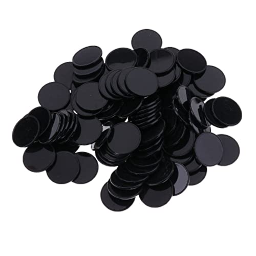 Wiederverwendbare Plastik-Zähl-Bingo-Chips/Marker/Zähler, 25 mm Durchmesser, Spielmarken, Packung mit 100 Wiederverwendbare Plastik-Zähl-Bingo-Chips/Marker/Zähler, 25 mm Durchmesser, Spielmarken, Packung mit 100 von Generic