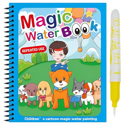 Wiederverwendbares Malbuch "Wasser" – Edelstahl-Kunst-Pad, das Wasser schwebt | Pädagogische Kunstspiele für Kinder, Malbuch zum Lernen der SCU Wiederverwendbares Malbuch "Wasser" – Edelstahl-Kunst-Pad, das Wasser schwebt | Pädagogische Kunstspiele für Kinder, Malbuch zum Lernen der SCU von Generic