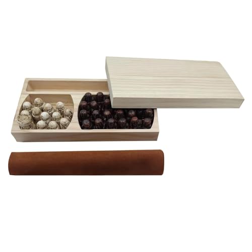 Wikingerschachstücke | Two -Player Chess Board - tragbare Strategiespiele Lernspielzeug, Schachgeschenke, Partyzubehör für Kinder Erwachsene, Reisespiele Wikingerschachstücke | Two -Player Chess Board - tragbare Strategiespiele Lernspielzeug, Schachgeschenke, Partyzubehör für Kinder Erwachsene, Reisespiele von Generic