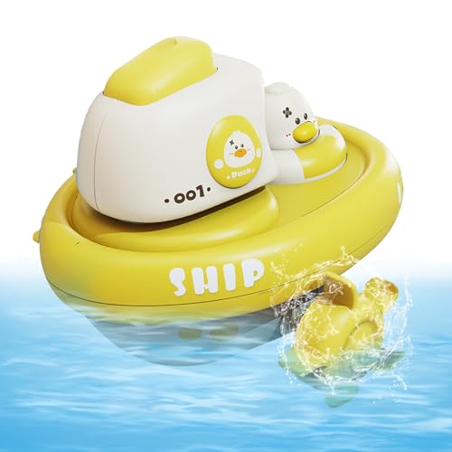 Wind Water Boat Toy - Fun Bath Tub Kurbel Boat für Kleinkinder, kein Spielzeug für Batteriewasserspiele | Pädagogisches Schwimmboot für Pool Strandspiel, Indoor Sommer Fach-Geschenk für von Generic