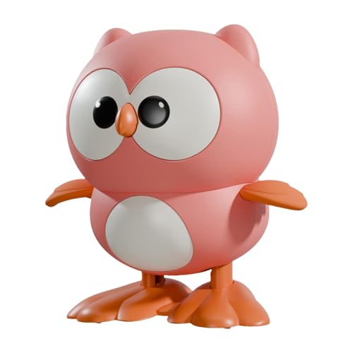 Wind up Spielzeug für Kinder, Tier Wind up Spielzeug,Cartoon Walking Eule Spielzeug - Tragbare Tierspielzeug für Kinder, bunte Vogel Spielzeug für Kindergarten, Kindergarten, Kindergarten von Generic