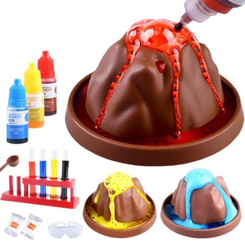 Wissenschaftliches Spielzeug für Kinder, Vulkan-Set für Kinder, wissenschaftliches Lernspielzeug für Kinder, Lernspielzeug für Kinder, kreatives Wissenschaftsset für Motorik F Wissenschaftliches Spielzeug für Kinder, Vulkan-Set für Kinder, wissenschaftliches Lernspielzeug für Kinder, Lernspielzeug für Kinder, kreatives Wissenschaftsset für Motorik F von Generic