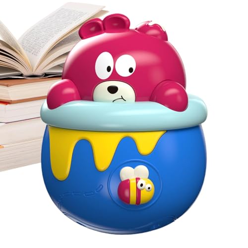 Wobbler Babyspielzeug, Wobbler Baby Spielzeug | Wackelnde sensorische Puppenwackerei mit Licht - Educational Games Roll-Up Learning Soothing Doll for Girls & Baby von Generic