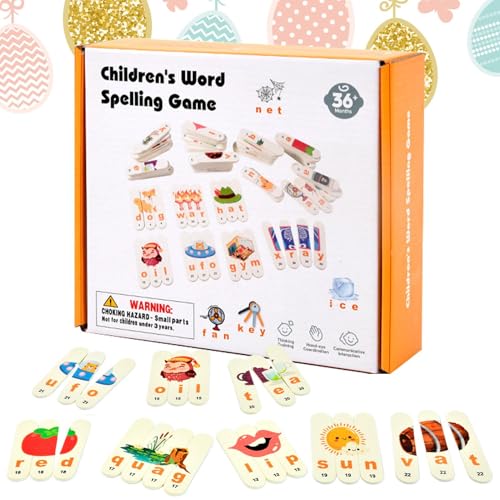 Wortspiele – Rechtschreibung, interaktives Alphabet-Puzzle, Lernspiel für Kindergarten, Lernen zu Hause Wortspiele – Rechtschreibung, interaktives Alphabet-Puzzle, Lernspiel für Kindergarten, Lernen zu Hause von Generic