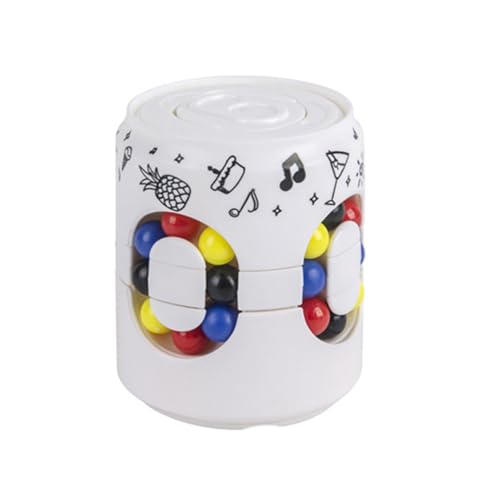 Würfel-Fingerwürfel-Puzzle-Spielzeug | Lustige, rotierende Dose zum Stressabbau für Erwachsene, Puzzle-Spielzeug, Lernspielzeug für Kinder VDz364 (B, One Size) von Generic