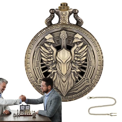 Würfel für Rollenspiele, Würfelspiel mit Taschenuhr-Gehäuse – 7 Würfel im Gehäuse einer Taschenuhr, Reise-Brettspiele für Männer und Frauen, Zubehör für Monatsspiele von Generic