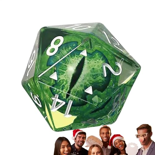 Würfel für Rollenspiele Tasche mit 20 Würfelwürfeln, Satz viel facettenziger Nüsse, komplett Zwei mit den RPG Shiny Eyes -Brettspielen kompatibel Würfel für Rollenspiele Tasche mit 20 Würfelwürfeln, Satz viel facettenziger Nüsse, komplett Zwei mit den RPG Shiny Eyes -Brettspielen kompatibel von Generic