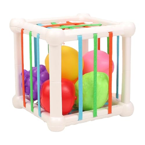 Würfel zum Sortieren von Formen, Sortierbox für Formen | Sortierspiele für bunte Früchte | Feinmotorik-Spielzeug, Lernaktivität, STEM-Entwicklungsspielzeug für 0 bis 3 Jahre Würfel zum Sortieren von Formen, Sortierbox für Formen | Sortierspiele für bunte Früchte | Feinmotorik-Spielzeug, Lernaktivität, STEM-Entwicklungsspielzeug für 0 bis 3 Jahre von Generic