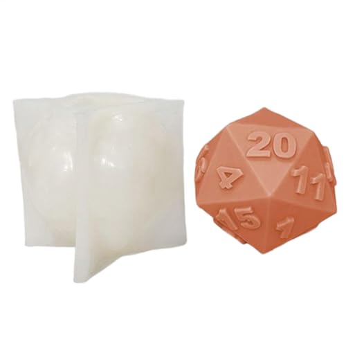 Würfelformen Für Harz - D20 Würfel Gießformen Aus Harz, Polyedrische Spielwürfelformen Für Die Herstellung Von Epoxidharzwürfeln | Silikonform Basteln Raumdekorationen, Harzform Für Harzwürfelhalter Würfelformen Für Harz - D20 Würfel Gießformen Aus Harz, Polyedrische Spielwürfelformen Für Die Herstellung Von Epoxidharzwürfeln | Silikonform Basteln Raumdekorationen, Harzform Für Harzwürfelhalter von Generic