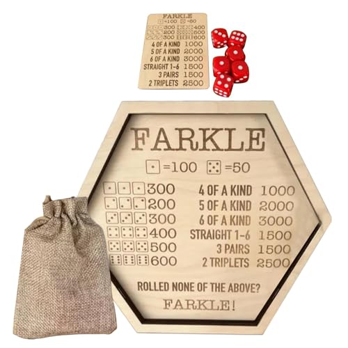 Würfeltablett klein Würfelbrett - Klassisches Würfelspiel aus Holz mit 6 Würfeln | Würfelspielbrett verbessern mathematische Fähigkeiten Würfelspielbrett für Familienspiele Brettspiel Würfeltablett klein Würfelbrett - Klassisches Würfelspiel aus Holz mit 6 Würfeln | Würfelspielbrett verbessern mathematische Fähigkeiten Würfelspielbrett für Familienspiele Brettspiel von Generic
