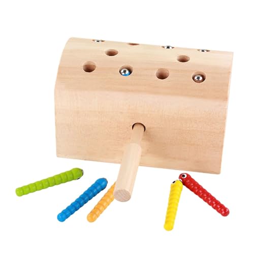 Wurmfangspielzeug für Kinder, Feinmotorikspielzeug für Kleinkinder | Magnetisches Sortierspielzeug aus - Vorschul-Lernspielzeug mit glatten Kanten für Weihnachten, Ostern, Kindertag, Geburtstag Wurmfangspielzeug für Kinder, Feinmotorikspielzeug für Kleinkinder | Magnetisches Sortierspielzeug aus - Vorschul-Lernspielzeug mit glatten Kanten für Weihnachten, Ostern, Kindertag, Geburtstag von Generic