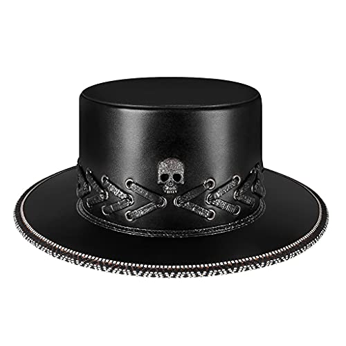 XuHangFF Steampunk Leder Pest Arzt Hut Dress Up Top Hat für Halloween Kostüm Requisiten Cosplay Party von Generic