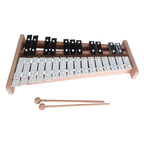 Xylophon aus Holz, Spielzeug-Xylophon, professionelles Glockenspiel | Kleines und tragbares Glockenspiel mit 27 Noten, verbessert die Hand-Koordination Xylophon aus Holz, Spielzeug-Xylophon, professionelles Glockenspiel | Kleines und tragbares Glockenspiel mit 27 Noten, verbessert die Hand-Koordination von Generic