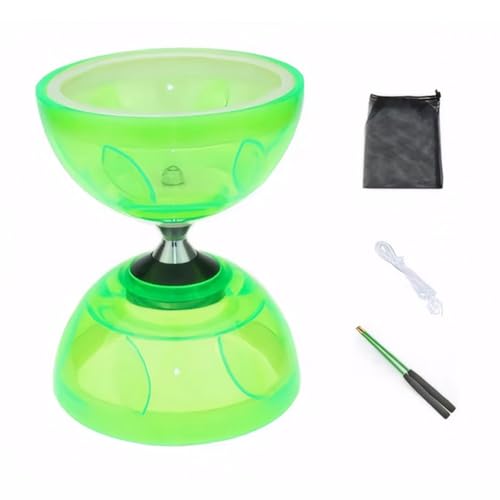 Yoyo Diabolo Set mit Triple Bearing TPU Material for Anfänger Profi Jonglier-Set mit 2 Sticks Schnur Tragetasche Yoyo Diabolo Set mit Triple Bearing TPU Material for Anfänger Profi Jonglier-Set mit 2 Sticks Schnur Tragetasche von Generic