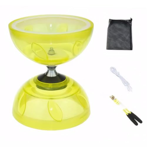 Yoyo Diabolo Set mit Triple Bearing TPU Material for Anfänger Profi Jonglier-Set mit 2 Sticks Schnur Tragetasche von Generic
