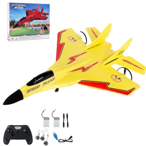ZY 530 Pro RC Plane,ZY 530 Pro RC Flugzeug,RC Flugzeug Jet,2,4 GHz Ferngesteuerte Segelflugzeuge 2 Kanäle,2 Akkus,LED Licht,Räder,automatischer Balance-Gyro,RC-Kampfflugzeug Modell für Anfänger (A) ZY 530 Pro RC Plane,ZY 530 Pro RC Flugzeug,RC Flugzeug Jet,2,4 GHz Ferngesteuerte Segelflugzeuge 2 Kanäle,2 Akkus,LED Licht,Räder,automatischer Balance-Gyro,RC-Kampfflugzeug Modell für Anfänger (A) von Generic