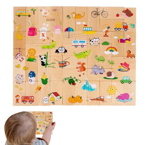 Zahlenabgleich-Puzzle, Zahlenabgleichsspiel,Zahlenabgleich-Labyrinth zum Lernen des Holzbretts | Zahlensortier-Spiel, lustig g von Generic