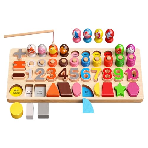 Zahlenpuzzle aus Holz, Zahlenpuzzle – Zähl-Set zum Zählen von Formen aus Holz, Zahlenpuzzle für Kleinkinder, Sortierer, Formstapler Zahlenpuzzle aus Holz, Zahlenpuzzle – Zähl-Set zum Zählen von Formen aus Holz, Zahlenpuzzle für Kleinkinder, Sortierer, Formstapler von Generic