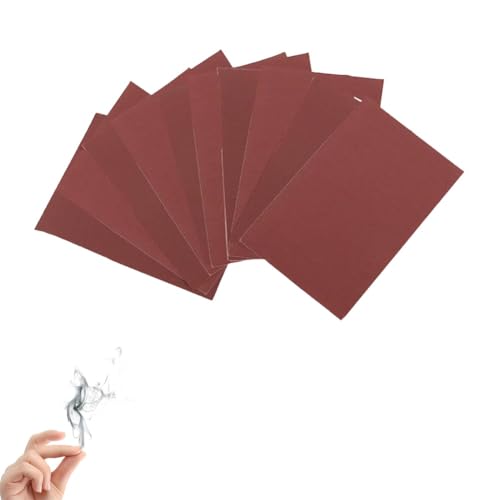 Zauberartikelpapier, Lustiger Zaubertrick Mit Karten, Um Mit Den Fingern Rauch Zu Erzeugen, Performance-Requisiten, Papiermagie, Blitzfeuerblätter, Fantasy-Requisiten, Höllenrauch(10pcs) von Generic