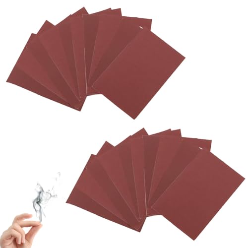 Zauberartikelpapier, Lustiger Zaubertrick Mit Karten, Um Mit Den Fingern Rauch Zu Erzeugen, Performance-Requisiten, Papiermagie, Blitzfeuerblätter, Fantasy-Requisiten, Höllenrauch(20pcs) von Generic