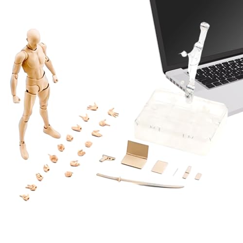 Zeichenmodellfigur – Actionfiguren-Set, Zeichenaktionsfiguren, Zeichenmodell für Actionfiguren | Malfiguren-Kits, Körperfiguren von P von Generic