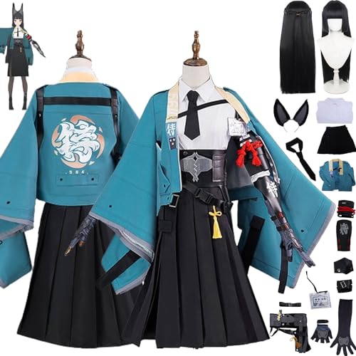 Zenless Zone Zero Hoshimi Miyabi Cosplay Costume Outfit Game Character Uniform Complete Set Halloween Party Dress Up Suit with Wig Headpiece for Women Zenless Zone Zero Hoshimi Miyabi Cosplay Costume Outfit Game Character Uniform Complete Set Halloween Party Dress Up Suit with Wig Headpiece for Women von Generic