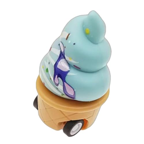 Ziehen Sie das Auto zurück für Jungen, Kinder zurückziehen Auto,Reiben Zurück City Car - Ice Cream Food Vehicles Spiel Reibung Pädagogische Strumpfstuffer für Ostern und Geburtstag von Generic