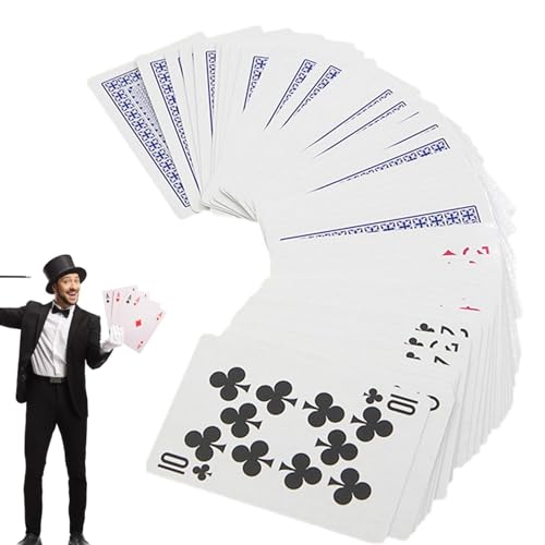 Zubehör zum Kartenspielen, einfacher Zaubertrick für Magier, magisches Zubehör, Denken an Spielkarten, mit Aufbewahrungsbox für magischen Spaß für alle Altersgruppen Zubehör zum Kartenspielen, einfacher Zaubertrick für Magier, magisches Zubehör, Denken an Spielkarten, mit Aufbewahrungsbox für magischen Spaß für alle Altersgruppen von Generic