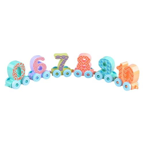 Zug Blockspielzeug, Zahlenzug Spielzeug, Bausteine Digitales Spielzeug, Interaktives Bauset, Lernspielzeug, Feinmotorikspielzeug mit digitalem Zug von Generic