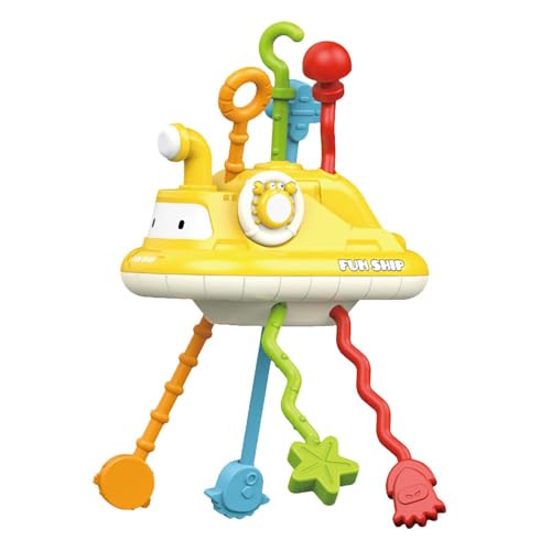 Zugspielzeug für Babys, Spielzeug für Babys, Mehrzweck-Spielzeug zum Zahnen mit Seil, Kinderwagen für Babys, innovatives Spielzeug für Kinderwagen, sensorisches Spielzeug für Kinderwagen Zugspielzeug für Babys, Spielzeug für Babys, Mehrzweck-Spielzeug zum Zahnen mit Seil, Kinderwagen für Babys, innovatives Spielzeug für Kinderwagen, sensorisches Spielzeug für Kinderwagen von Generic