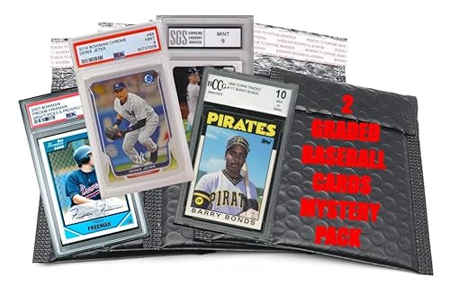Zwei (2) abgestufte Pro Baseballkarten Mystery Pack von Generic