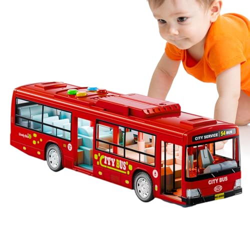 cStadtbusspielzeug - Großes Elektrobusspielzeug | Pädagogische Spiele Fahrzeuge Spielzeug, batteriebetriebene Automodell Musik und leichte, offenbare Türen Kindergeburtstagssimulation Großes Modell cStadtbusspielzeug - Großes Elektrobusspielzeug | Pädagogische Spiele Fahrzeuge Spielzeug, batteriebetriebene Automodell Musik und leichte, offenbare Türen Kindergeburtstagssimulation Großes Modell von Generic