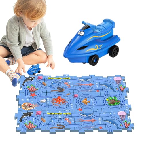 eisenbahn spielset rasse puzzle-rasse puzzlestrecke pädagogische spiele spielset binband puzzleauto bahn puzzle route puzzlegebäude konstruktionsspiel puzzle brettset marine-puzzle puzzle brettset von Generic