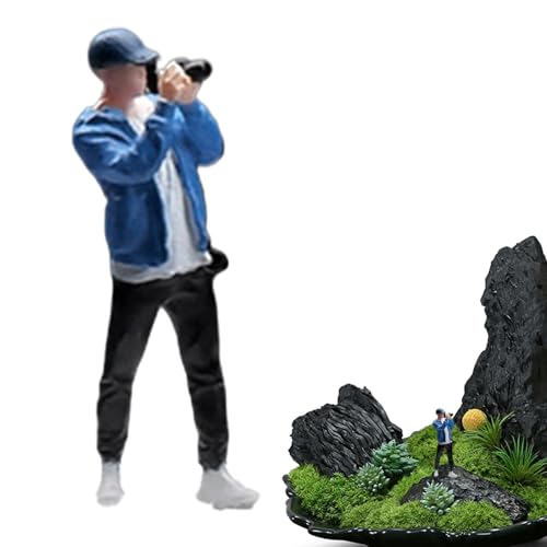 fotograater charakter figur - simulation spielzeug miniatur -puppe, künstlerische display -figur, detaillierte modellszenendekoration, realistische menschliche replik | innenschreiberdekoration für da fotograater charakter figur - simulation spielzeug miniatur -puppe, künstlerische display -figur, detaillierte modellszenendekoration, realistische menschliche replik | innenschreiberdekoration für da von Generic