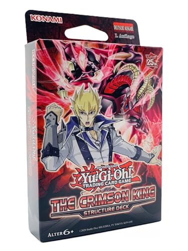 kompatibel für Yugioh Structure Deck Crimson King - Deutsche Ausgabe 1. Auflage - NEU & OVP Monster Sammel-Karten von Generic