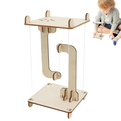 logische mechanische Holzsets – Lehrsätze für Gleichgewichtsexperimente, mechanische Spielsets aus | Pädagogische Wissenschafts-Kits für Kinder, -Bildung, Holzpuzzle-Kits für logisches De von Generic