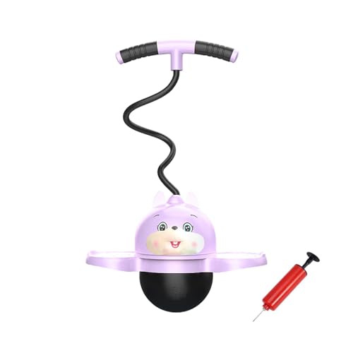 pugo-Ball – pugo-Pullover mit Griff, Cartoon-flexibler pugo-Pullover | Verschleißfester Hüpfball mit Inflator für Muskeltraining, niedlicher pugo-Pullover zur Verbesserung der Koordination (lila, blau pugo-Ball – pugo-Pullover mit Griff, Cartoon-flexibler pugo-Pullover | Verschleißfester Hüpfball mit Inflator für Muskeltraining, niedlicher pugo-Pullover zur Verbesserung der Koordination (lila, blau von Generic
