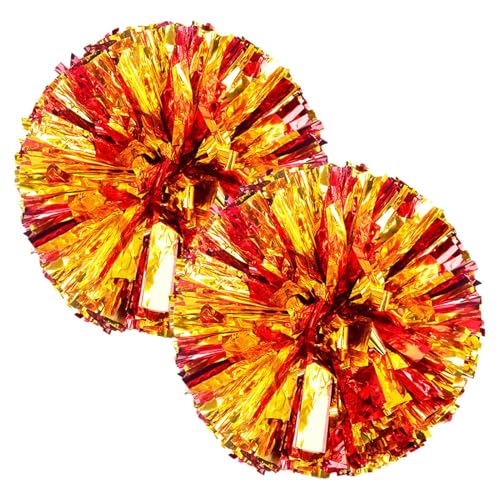 s Cheer - 2pcs glänzende Cheerleading s | Mädchen Cheer Spirit Dance Pompoms Handblumen für Kinder Erwachsene, Cheerleader -Kostümzubehör für Mannschaftssport, Kostüm, Bühnenperformance s Cheer - 2pcs glänzende Cheerleading s | Mädchen Cheer Spirit Dance Pompoms Handblumen für Kinder Erwachsene, Cheerleader -Kostümzubehör für Mannschaftssport, Kostüm, Bühnenperformance von Generic
