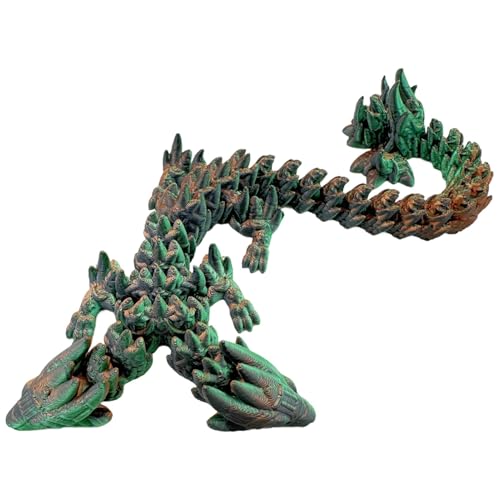 und 3D gedruckt, 3D Spielzeug und Doppelkopf, 3D gedruckte Tiere, Schreibspielzeug, bewegliche Gelenke Sinnorespielzeuge, Dekoration für Zuhause Büro Schreibtisch, Bücherregal, Tisch und von Generic